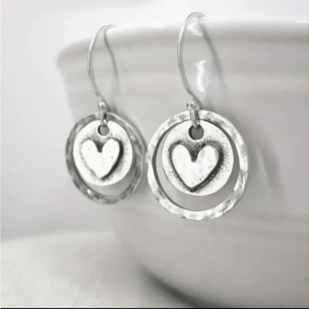 Heart Drop Earrings #2088